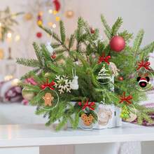 Tendencia40pza 10.5cm Esferas Acrílico Transparente Decoración Navida BlancoCalidad premium - Blanco - Ver 4