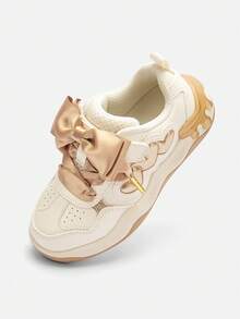 Balabala Kids' Breathable Lightweight Casual Sneakers, Girls' Spring/Autumn, 2025