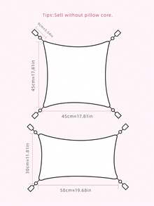 1 Stück geometrisches Diamantmuster Kissenbezug, Baumwollcanvas-Stoff mit gesteppter Fransen, nordischer Stil für Schlafzimmer, Wohnzimmer, Sofa, Bett, Outdoor, Gartenfest, ganzjährig, 30*50cm, 45*45cm (Füllung nicht enthalten) - Verschiedenfarbig - Übersicht 2