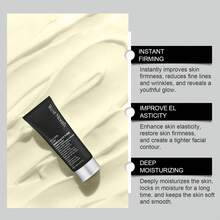 west&month Temporary Face Tightener Cream Immediately Tightening Skin Soothe Enhence Skin Barrier Repair Sensitive Skin Shrink Pores Anti-Wrinkle And Lightening Fine Lines Face Cream - 黑色 - 查看 8