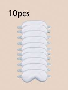 1pc/2pcs/3pcs/4pcs/5pcs/10pcs/15pcs Blackout Sleep Eye Mask, Satin-Like Cooling Comfortable, Relieve Fatigue, Nap, Sleep, Back To School Supplies - water blue - View 15