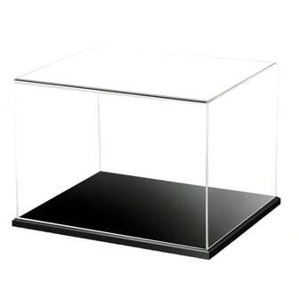 Acrylic Box Transparent Display Case Dustproof Cover Eternal Flower Storage Box