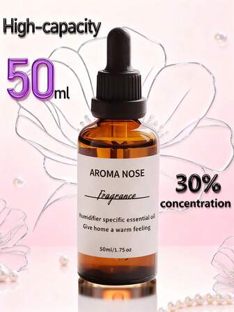 50ml 芳香疗法精油，水基香氛补充装，适用于扩散器/香薰扩散器/香氛石/汽车扩散器/精油，舒缓花香植物油，适用于卧室、空气清新剂、除臭剂，兼容扩散器、加湿器、香氛扩散器、家庭、卧室、办公室，清新空气，缓解疲劳，帮助睡眠，缓解压力，薰衣草、玫瑰