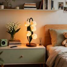 1pc Elegant USB Powered Decorative Lamp, Equipped With G4 Low Voltage LED Light Source, Suitable For Night Light, Table Lamp, Living Room Lamp, Bedside Lamp, Bedroom Lamp, Home Decor Lighting - A-Green - View 3