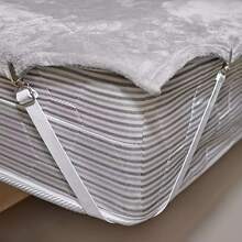 1/8pcs Adjustable Elastic Bed Sheet Clips - Durable Nylon Straps, Ensure Snug Fit - For Sofa Cushions, Mattress Covers And Bed Sheets - Black, White, Pink, Blue - Easy Organization For Bedroom And Living Room, Bedroom Accessories