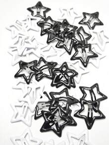 10个星形发夹 Streety2k 爪夹 发卡 发夹 学校用品 发饰 头饰 发卡 - 紫色 - 查看 6