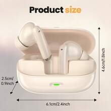 LIFEBEE True Wireless Earbuds Universal 42-Hour Battery With 5.4 Wireless Multi-Mode For Sport Work Study Compatible With Android IOS All-Day Comfort Portable Case - one-size - View 11