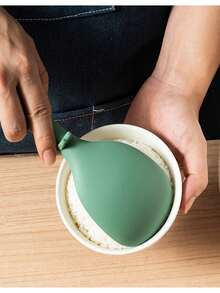 1pc Stand Rice Paddle Spoon,Rice Spoon Paddle Standing, Rice Spoon, Silicone Rice Spoon, Rice Spoon, Non Stick Rice Spoon,Rice Spatula Cooker Server,Stir Spoon, Salad Stir Spoon, Kitchen Supplies