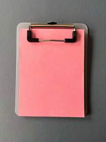 Carpeta de archivo con estilo, libreta de notas para estudiantes, bloc de notas con sujetapapeles