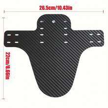 Mountain Bike Mudguard, Front And Rear Mudguard Wings, Suitable For Road Bikes, Black, Cycling Accessories, Sleek Design, Durable Construction, Car Door Hinge Replacement, Car Door Hinge Kit, Bicycle Mudguard, Mud Guard, Bicycle Accessory - Black - View 5