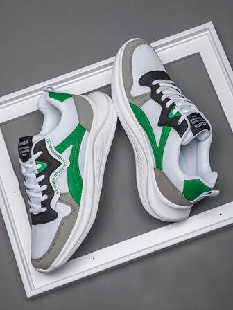 Zapatillas deportivas de hombre de caña baja multicolor - Combinan transpirabilidad y comodidad con estilo de moda urbana, ideales para el uso diario en la ciudad y aptas para todo el año.