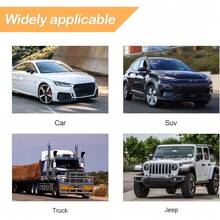 Plug For Car Cigarette Lighter, Aluminum Button Decorations Plug Cover, Car Interior Accessories Fit Most Automotive Vehicles Boats With Standard 12 Volt Power Source (Red/Eject) - 黑色/火焰 - 查看 3