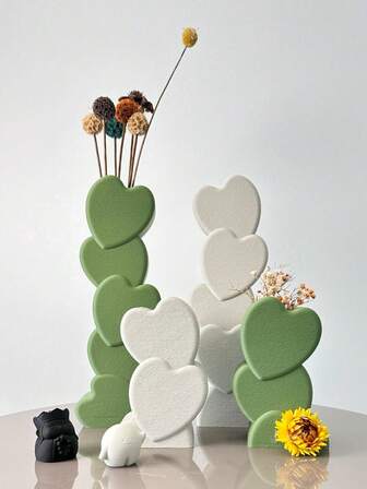 Love-Themed Skewer Vase, Dried Flower Vase, Vase Loved By Women, Suitable For Home Decoration, Entryway Vase Decoration, Office Vase Decoration