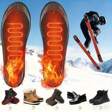 1 Pair Washable EVA Electric Heated Insoles, USB Powered, ≤36V Operating Voltage, Battery-Free, Suitable For Foot Warmth, Comfortable Trimming - Multicolor - View 5