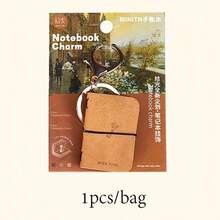 1个迷你笔记本钥匙扣，便携式多色纸质计划本，适用于各种场景，便携式日记本 | 时尚封面 - 彩色 - 查看 7