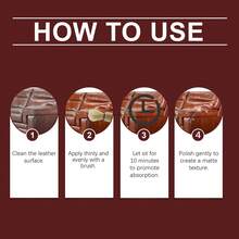 皮革护理油 - 皮革清洁、增亮和滋养油。皮革家具护理剂。皮革、皮革服装、皮革包袋划痕修复和护理霜。家用皮革护理。 - 彩色 - 查看 5