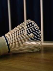 1pc 80-Prong Genuine Bamboo Matcha Whisk, Easily Produces Perfect Froth - Easy To Use And Clean - Traditional Japanese Handmade Matcha Tea Whisk, Designed For Matcha Enthusiasts