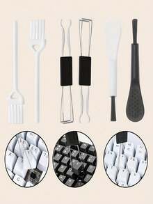 4 件装通用键盘键帽拉拔器、按键开关拆卸器、按钮提取器、维护清洁工具