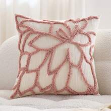 1 cái, Gối tựa đầu giường sofa thêu phong cách Bắc Âu, gối tựa lưng tua rua, gối tựa cửa sổ hình vòm, kích thước 45 * 45cm, cũng có thể dùng làm quà tặng, trang trí nhà cửa, trang trí phòng, trang trí ngày lễ - Hồng - Xem 7