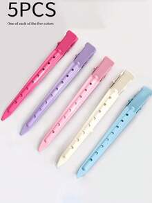 30/24/5Pcs Metal Alligator Hair Clips For Women Styling Sectioning, Hair Pins For Long Hair, Alligator Curl Loc Clips For Thick Hair Roller, Salon, Bows DIY Claw Clips Hair Claws Hair Barrettes, Hair Slide - Multicolor - View 11