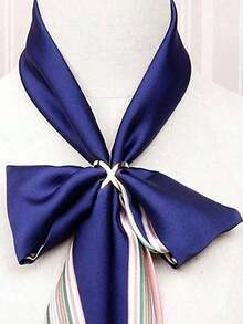 1pc Women Geometric Design Casual Scarf Ring For Daily Life Brooch - Gold - 查看 4