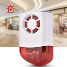 Sirena Inalámbrica, Sirena Inalámbrica para Exteriores para el de Alarma WiFi Alarma de  Acústico-óptica() - 433 millones - Ver 6