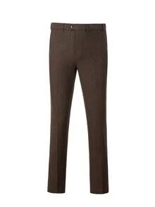 Bộ vest nam Furuyal họa tiết xương cá 3 mảnh thanh lịch dành cho nam giới, kiểu dáng ôm sát, thích hợp cho công sở, đám cưới, dạ hội, tiệc tùng, phong cách quý tộc cổ điển. - Cà phê nâu - Xem 6