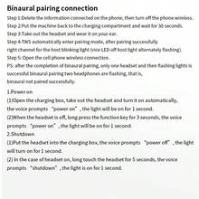 Auriculares inalámbricos mini, calidad de llamada HD, auriculares intrauditivos lindos con pantalla LED de batería - Multicolor - Ver 10