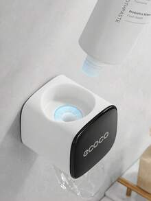 1/2pcs Toothpaste Squeezer, Toothpaste Holder, Fully Automatic Toothpaste Dispenser, Wall-Mounted Toothpaste Squeezer, Waterproof Easy Squeeze No Electricity Required, Bathroom Accessories, Time-Saving Toothpaste Dispenser, Electric Toothbrush Holder - Multicolor - View 10