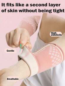 1 Set Of 4 Non-Slip Knee Pads And Elbow Pads, Soft Breathable Volleyball Dance Knee Pads, Basketball Sports Knee Pads With Elbow Support Sleeve (Pair) - Elbow Support For Tennis And Golfers - Elbow Support For Men And Women - Made Of Innovative Breathable Elastic Blend - Multicolor - View 6