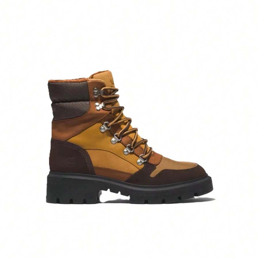 Women's Timberland Cortina Valley Warm Lined Boot Wheat Leather (TB0A5P7F 231) - 棕色 - 查看 1