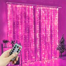 1条USB供电LED仙女灯串，带遥控器，8种闪烁模式，适用于卧室、圣诞节、万圣节、情人节、生日、礼物、婚礼、节日派对装饰 - USB窗簾燈 - 查看 13
