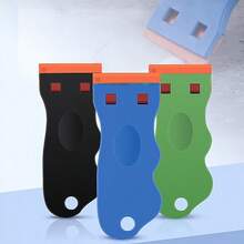 Adhesive Remover Scraper, Cleaning Mess Scraper, Mobile Screen Protector Tool, Glass & Tile Cleaning Knife, Car Window Film Tool - Multicolor - View 1