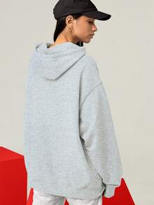 DC Street Collage Streetwear Unisex Oversized Sweatshirt Ref4227 - Grey - View 3