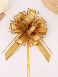 Elegant Natural Color Tulle Pom Pom Hanging Decoration, Wedding Car, Christmas, New Year Gift - Multicolor - View 13