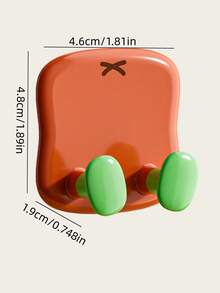 4pcs Cute Plug-Shaped Wall Hooks No Drilling Needed Dopamine Hooks Adhesive Outlet Cord Organizer Cable Holder For Home Kitchen Bedroom Bathroom Entryway Living Room Office Dorm Nursery Charger Management Decorative Cute Aesthetic Functional Minimalist Modern Stylish Look Accent Gift-Ready Pack Ideal For Holiday Season Thanksgiving Christmas Halloween Party Hosting And Everyday Easy-Use - Multicolor - View 9