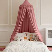 Supernic Dream Princess Castle Rainshed Bed, Light Colored Hanging Mosquito Net, Game Reading Tent, Essential Decoration For Girls' Rooms - 紅棕色 - 查看 1