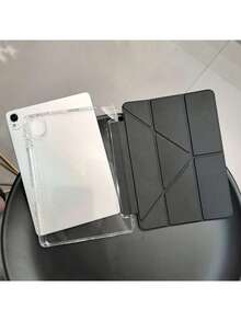 Redmi Pad2 11英寸平板电脑保护套，时尚智能Y型折叠支架，高透明亚克力背板，可定制DIY，优质PU皮革，具备自动休眠/唤醒保护功能 - 高透亞克力 - 查看 34