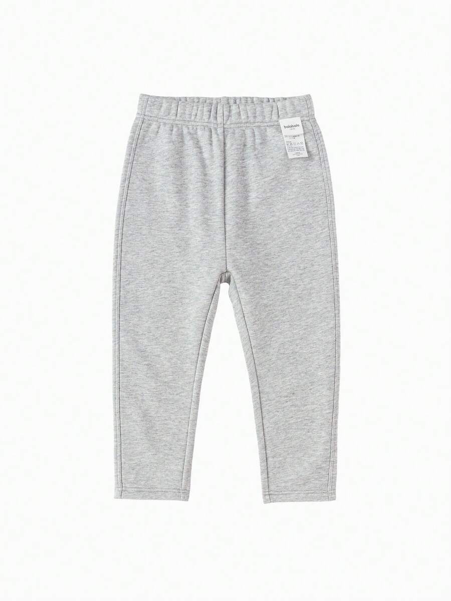 Balabala Kids Warm Pants Cozy Sleep Pants Soft Stretch Leggings Spring 2025 - Flower Gray Tone - View 1