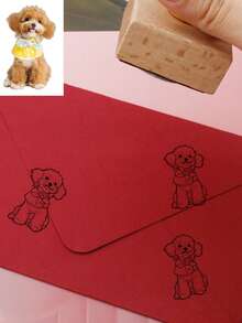 Custom Stamp, Wedding Stamp, Customized Photo Stamp, Customizable Picture Wedding Gifts, Personalized Stamp, Birthday Gifts, Anniversary, Valentine'S Day Gifts, Wooden Stamp, Bride And Groom, Fashion, Exquisite, Parties, Couple, Reusable, Envelopes, School Bag, Invitation, Family - Style a - View 6