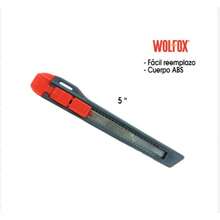 Cutter de Plástico 5" | Ligero y Fácil de Manipular | Modelo WF1348 Wolfox - Gris - Ver 1