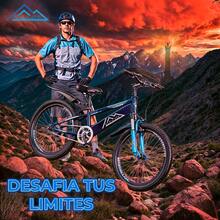 Bicicleta de Montaña Rodada 18 con Doble Amortiguador - Rojo - Ver 6