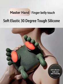 PinkSings USB无线电动按摩器，6D手部模拟按摩 - 无线颈肩按摩器，6D手部模拟按摩，USB供电