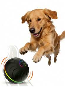 Interactive Dog Toys Ball, Moving Activated Automatic Bouncing Rolling Dog Balls With Led Lights, Smart Interactive Dog Toy For Puppy/Small/Medium Dogs & USB - Multicolor - View 11