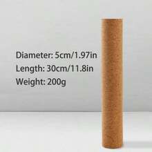 1PC Yoga Muscle Massage Roller With A Softwood Yoga Block For Leg Massage And Waist Relief, Promoting Muscle Relaxation - Multicolor - View 11