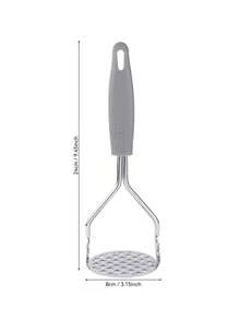 Heavy Duty Potato Masher, Commercial & Household Use, Non-Slip Handle, Stainless Steel, Easy To Clean, Suitable For Potatoes, Vegetables & Fruits, Ideal For Home Cooks And Professional Chefs, Vegetable Masher/Ricer, Essential Kitchen Tool, Ergonomic Handle, Durable Kitchenware - Multicolor - View 12