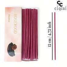 12cm Long High-Quality Chinese Agarwood Rose Incense Sticks, 35pcs/Box, Made Of Agarwood And Rose Fragrance Powder, Strong And Long-Lasting Scent, Refreshing, Air Purifying, Suitable For Home, Office, Hotel, Club, Luxury Gift Box, Great For Holidays - Ebony Rose Flavor (12CM) - View 2