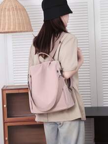 Foldable Anti-Theft Nylon Backpack, Women's Wallet, Multifunctional Fashion Everyday Bag, Lightweight Travel Bag With Multiple Pockets, Large Capacity Minimalist Backpack, Convenient Backpack, Suitable For Students, Nurses, Teachers, Business Professionals, Travel, Commuting, Shopping, Office, Dating, Hiking, Training, Work, Birthday Gift, Holiday Gift, Backpack - Multicolor - View 9