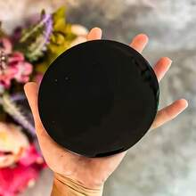 1 Bộ Gương soi Obsidian đen tự nhiên đánh bóng, Đồ trang trí pha lê mịn dùng để thiền định, Trang trí nhà cửa/văn phòng, Bộ sưu tập pha lê, Bói toán phong thủy, Bàn thờ Wicca, Trang trí thanh lịch & Điểm nhấn sang trọng - màu đen - Xem 15