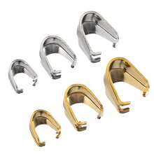 50Pcs Stainless Steel Lobster Clasp Necklace Pendant Connector Jewelry Findings For Jewelry Making DIY Accessories - Melon Seed Buckle - View 10